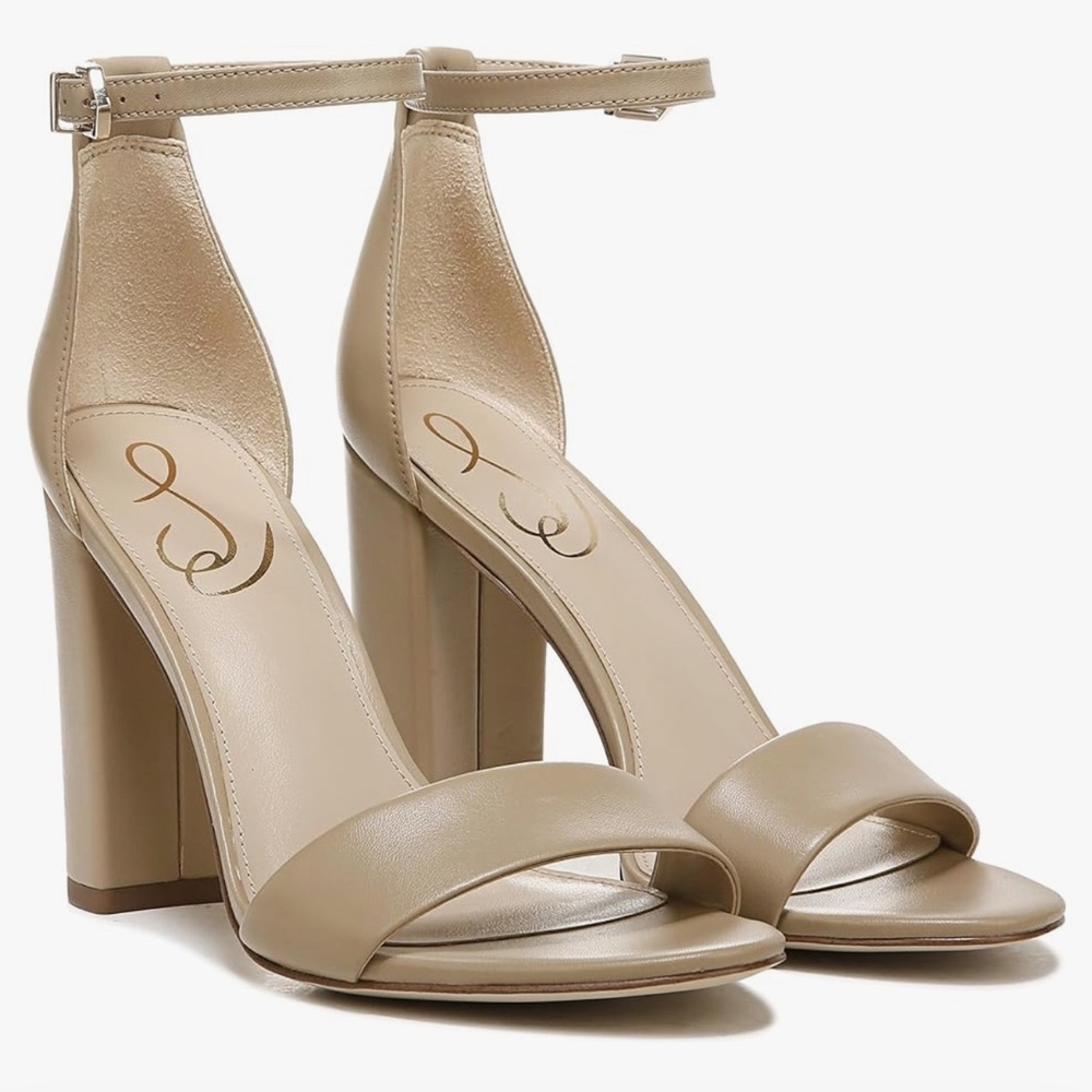 Sam Edelman classic nude, block heel